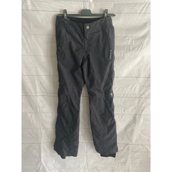 MOUNTAIN HARDWARE Conduit Gray Ski Pants Full Side Zip @ Legs 28x30 Women’s XS # - Picture 1 of 9
